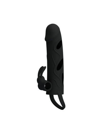 pretty love cage with vibrant bullet 14 cm noir