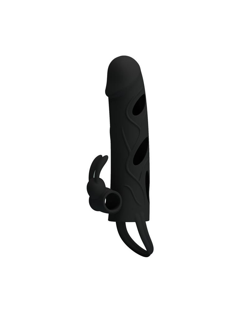 pretty love cage with vibrant bullet 14 cm noir