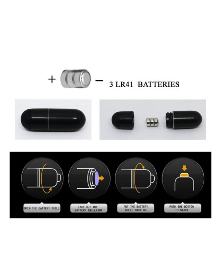 cock sleeve with bullet noir