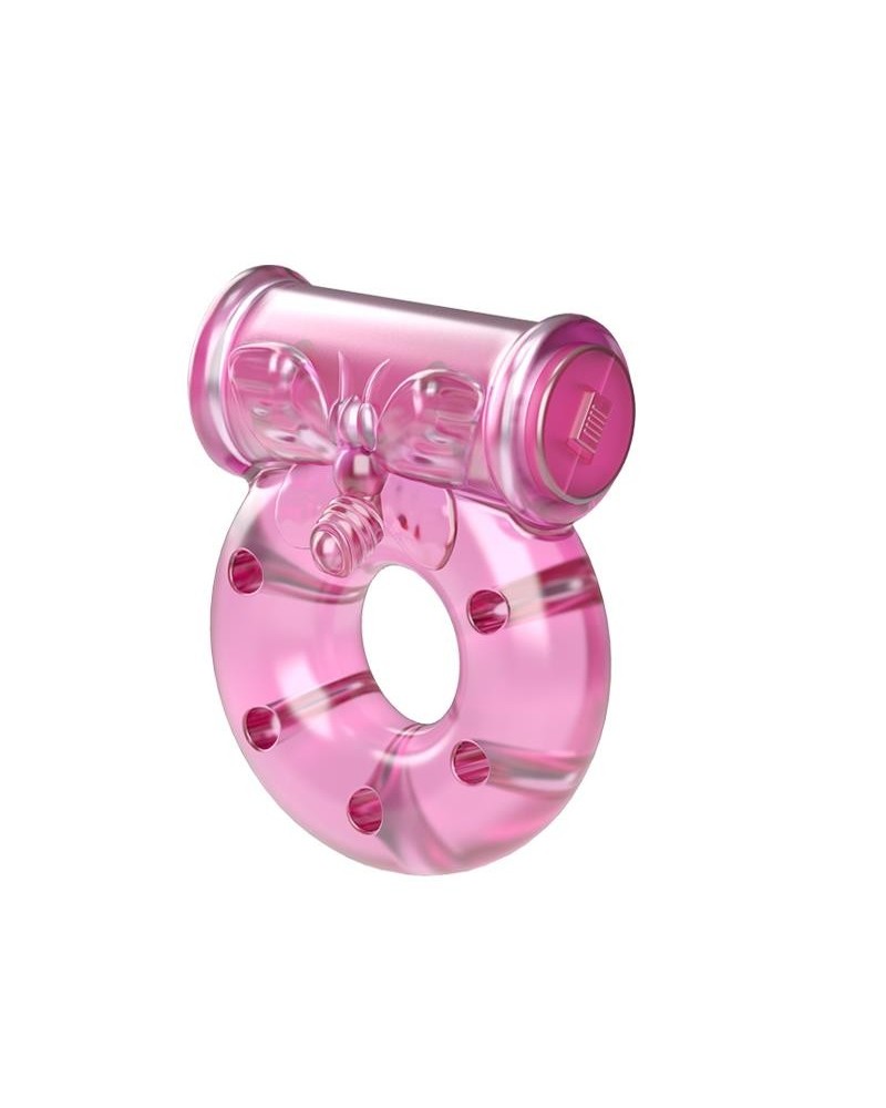 baile vibrant cock ring with condom rose