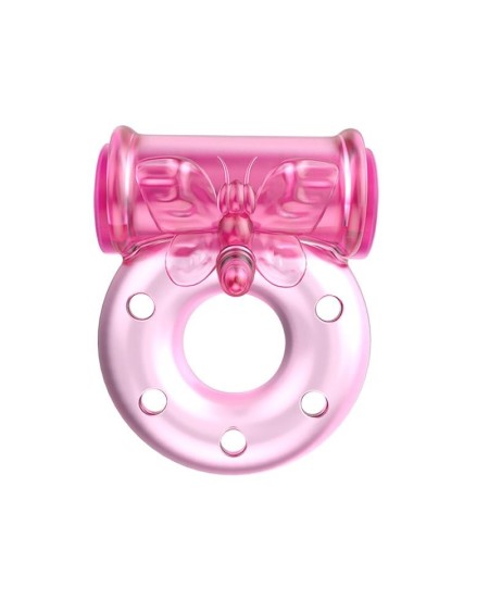 baile vibrant cock ring with condom rose