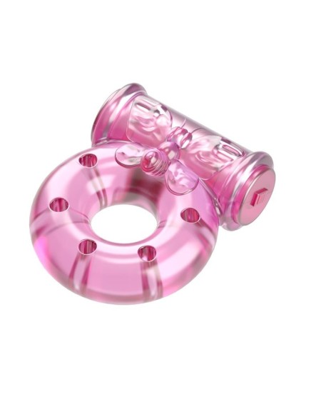 baile vibrant cock ring with condom rose