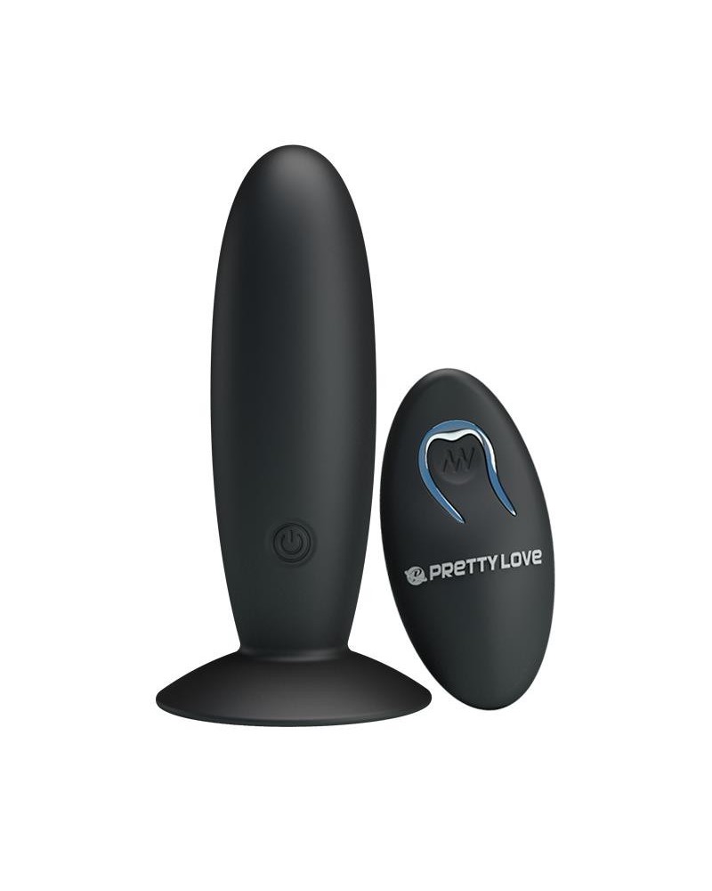 butt plug with remote control noir
