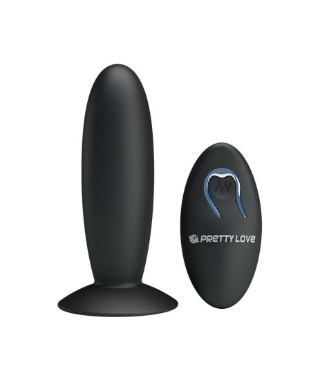 butt plug with remote control noir