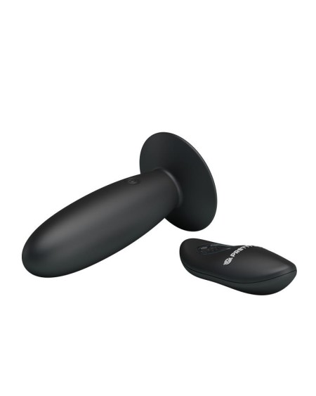 butt plug with remote control noir