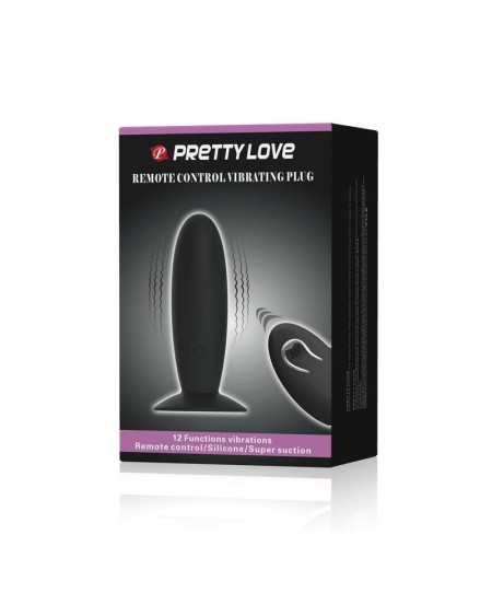 butt plug with remote control noir