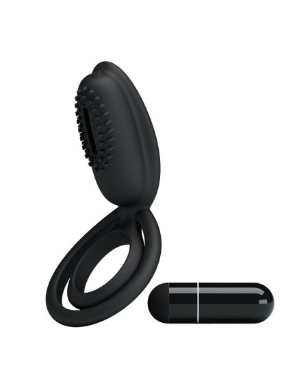 pretty love vibrant cock ring esther noir