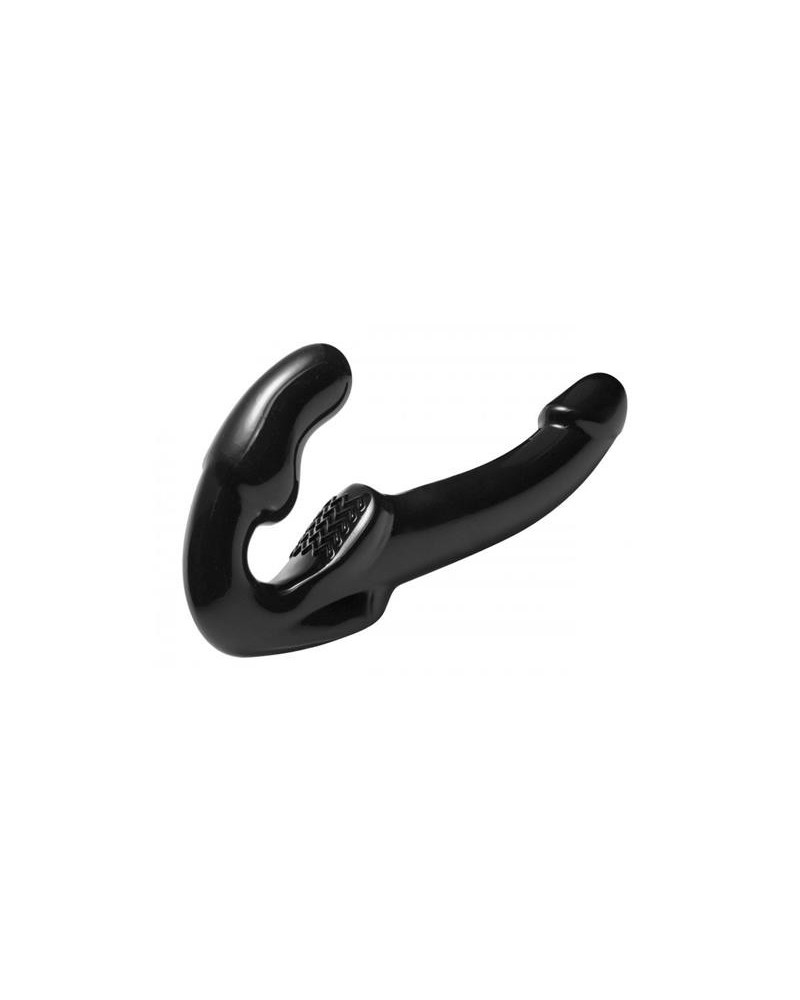 revolver strapless strap on g-spot dildo noir