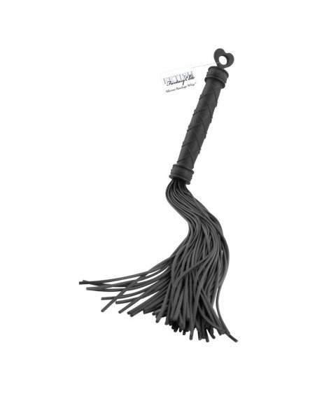 fetish fantasy elite silicone bondage flogger noir