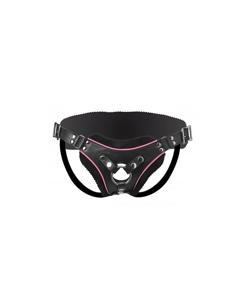 flamingo low rise strap-on harness noir