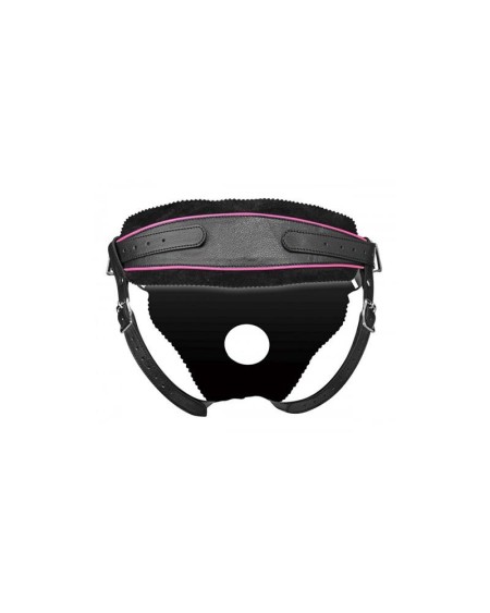 flamingo low rise strap-on harness noir