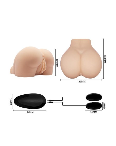 double masturbator vagina and ass with vibration