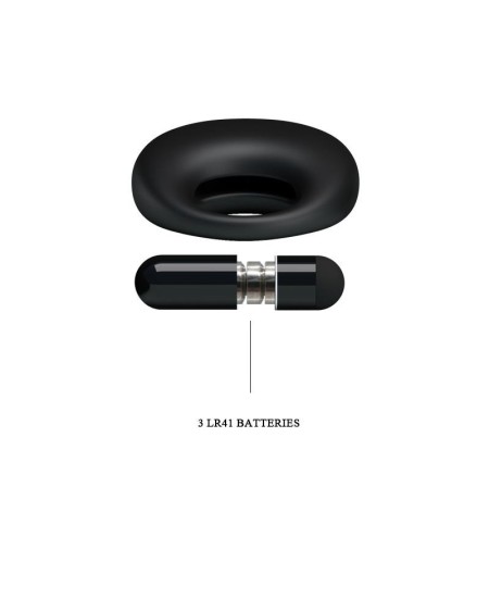 pretty love vibrant cock ring trap noir