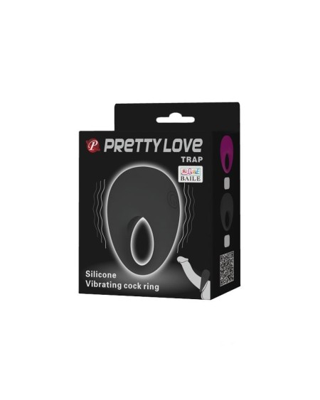 pretty love vibrant cock ring trap noir