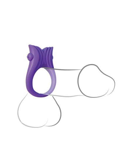 fantasy c-ringz venus silicone love ring violet