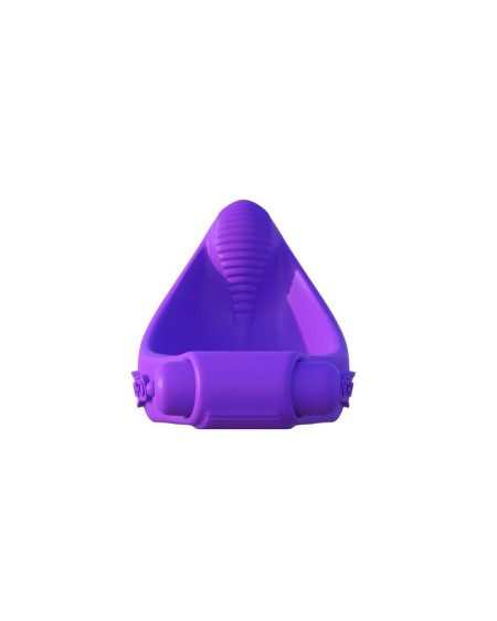 fantasy c-ringz vibrant silicone taint-alizer violet