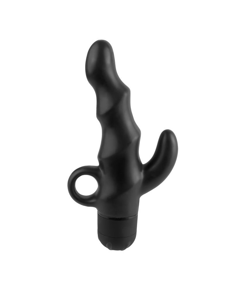 vibrant butt plug p-spot spiral noir