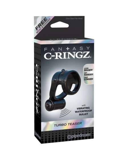 fantasy c-ringz turbo teazer noir