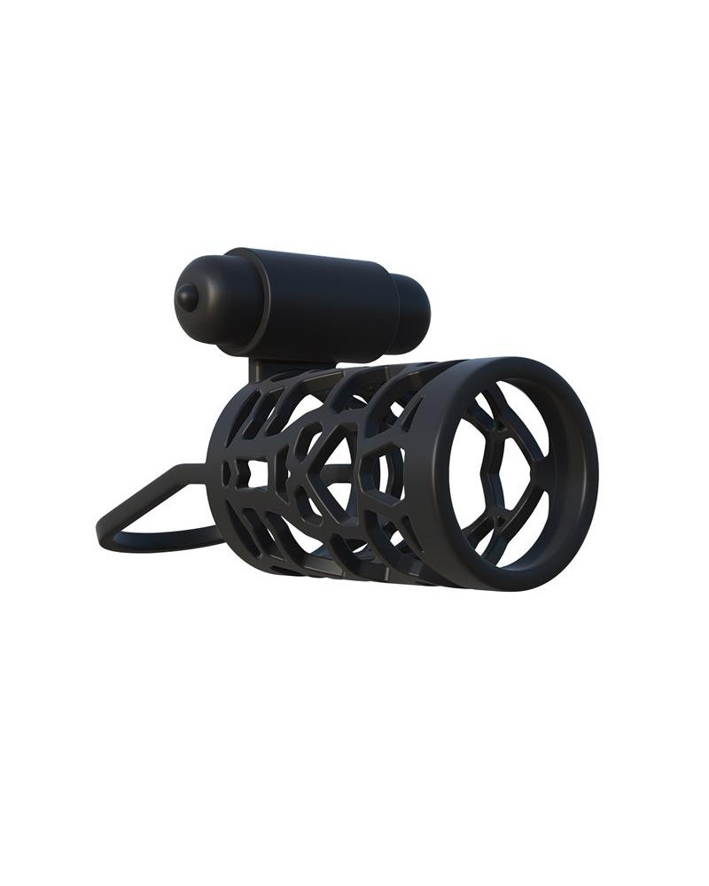 fantasy c-ringz thick dick silicone vibrant cage noir