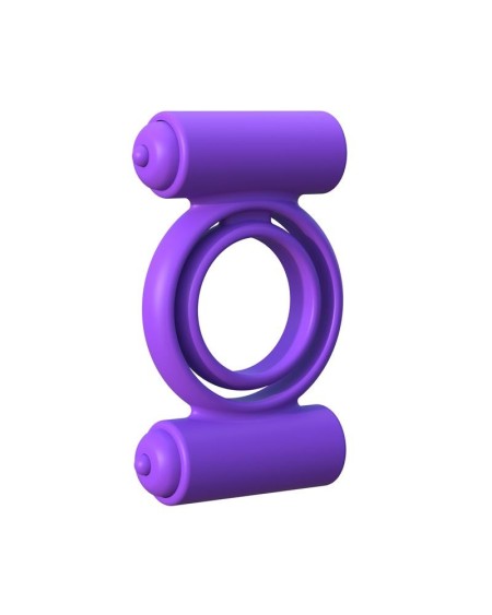fantasy c-ringz silicone double delight violet