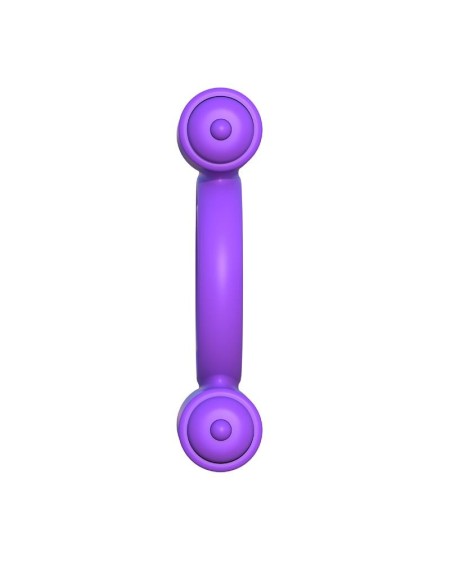 fantasy c-ringz silicone double delight violet