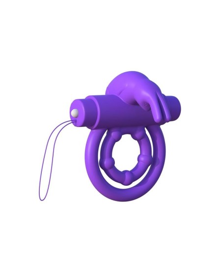 fantasy c-ringz aro de conejo con control remoto prpura