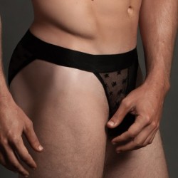 Tanga Fin Star Noir