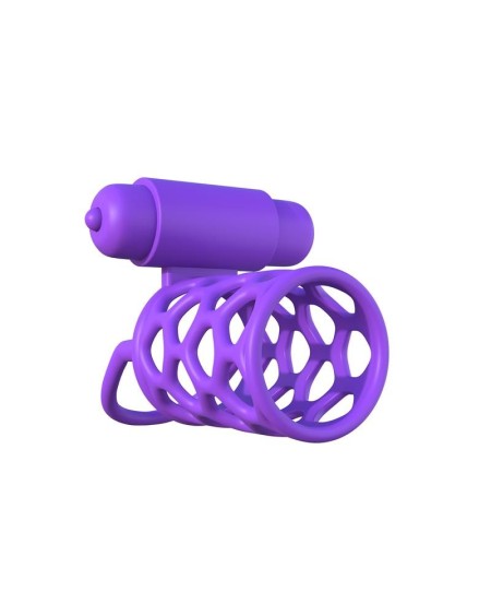 fantasy c-ringz vibrant couples cage violet