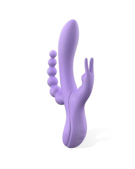 lindsay vibe with anal chain liquid silicone unibody flexible 2 motors