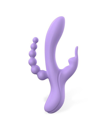lindsay vibe with anal chain liquid silicone unibody flexible 2 motors