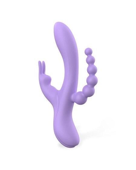 lindsay vibe with anal chain liquid silicone unibody flexible 2 motors