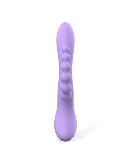 lindsay vibe with anal chain liquid silicone unibody flexible 2 motors