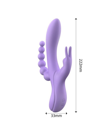 lindsay vibe with anal chain liquid silicone unibody flexible 2 motors