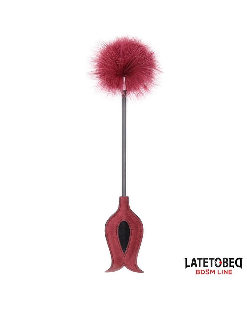 feather tickler and rose shape paddle