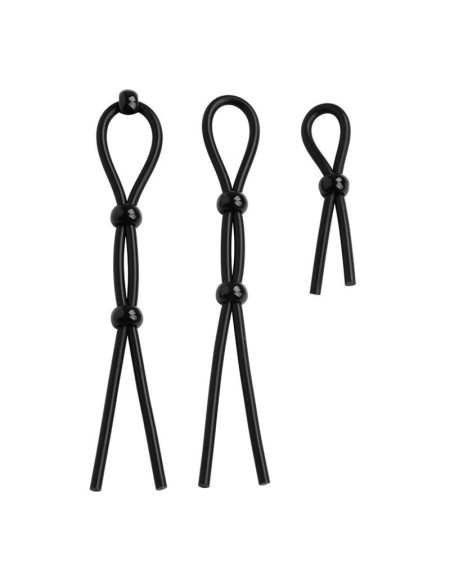 07 set solid silicone cock rings