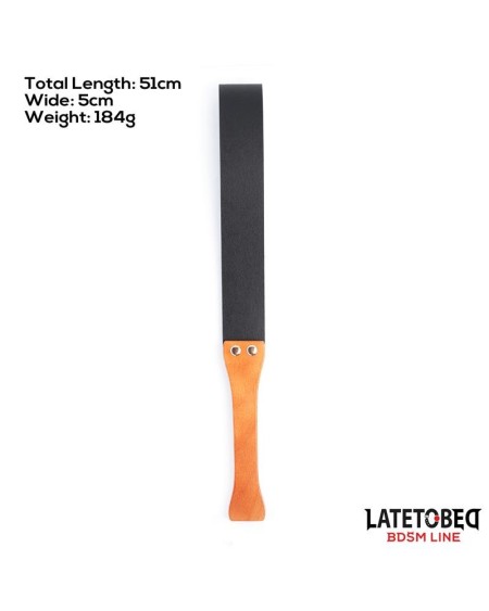 flexible paddle with wood handle 51 cm