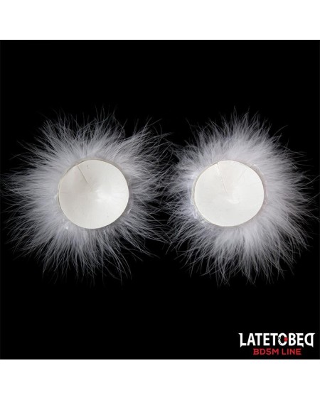 nipple covers with feather