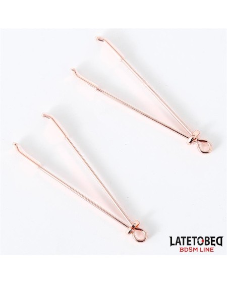 nipple clamps color rose gold