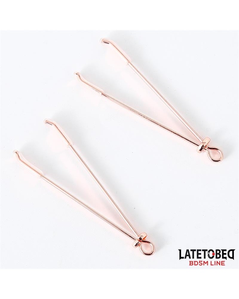 nipple clamps color rose gold