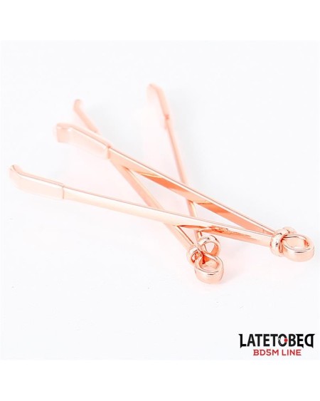 nipple clamps color rose gold