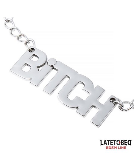 nipple clamps with chain - bitch