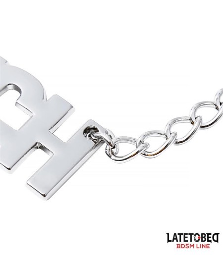 nipple clamps with chain - bitch