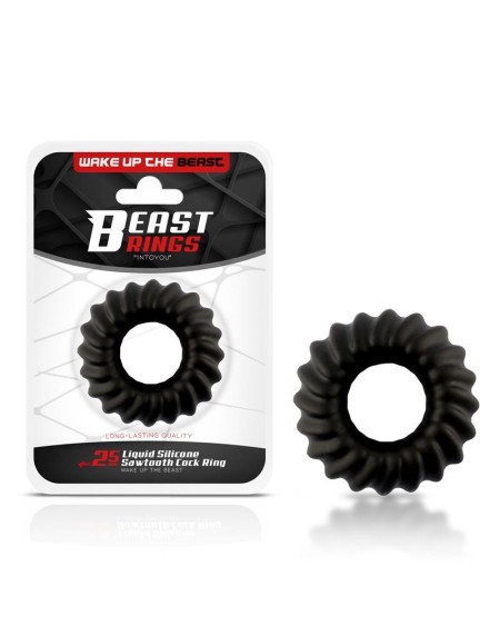 penis ring sawtooth liquid silicone 25 mm