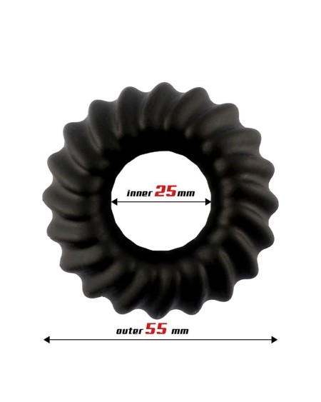 penis ring sawtooth liquid silicone 25 mm