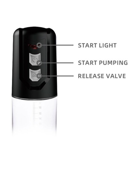 psx10 automatic penis pump crystal