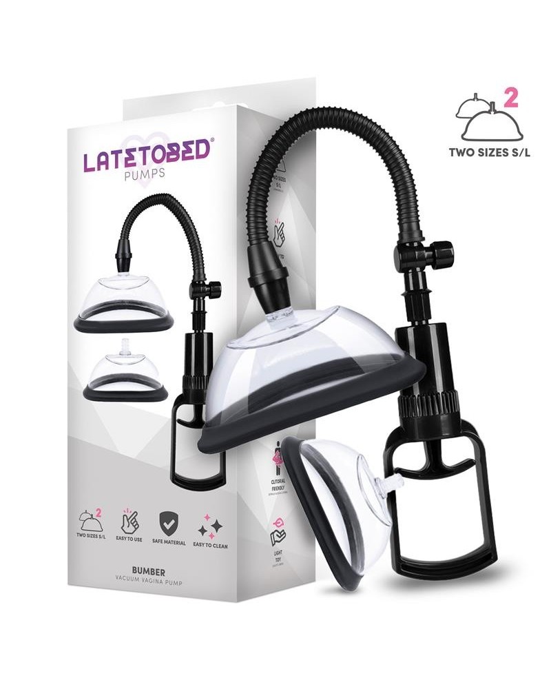 bumber manual vacuum vagina pump 2 cups