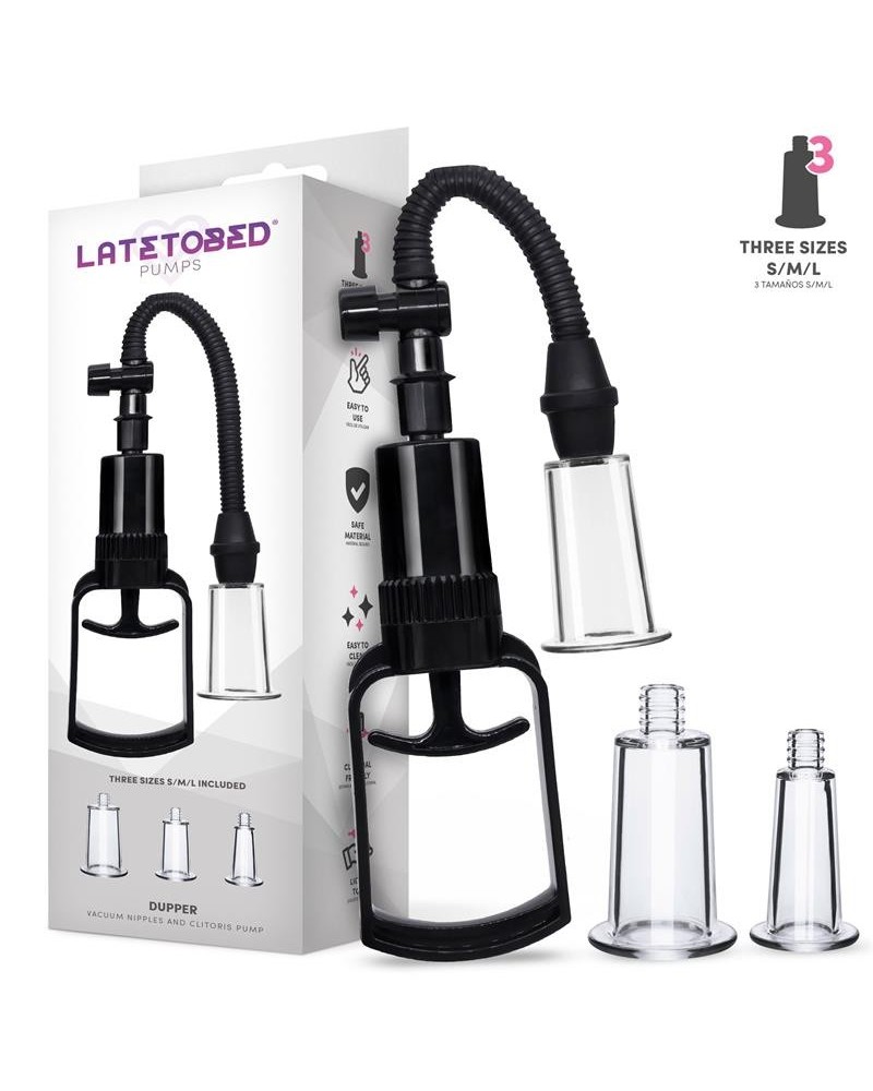 dupper clitoris and nipple manual pump 3 cups