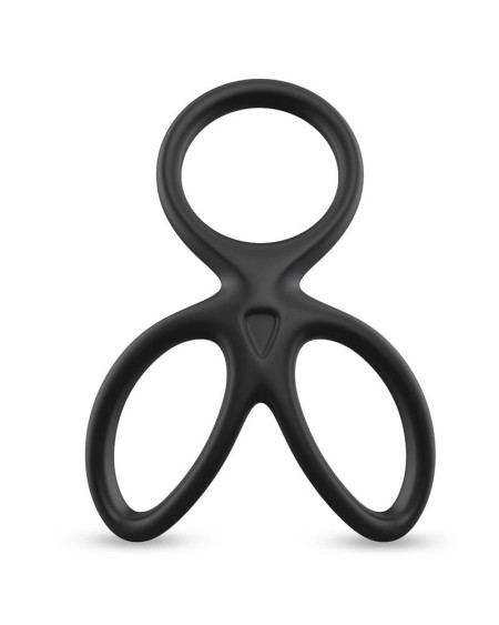 triple penis and testicles ring liquid silicone