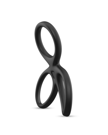 triple penis and testicles ring liquid silicone