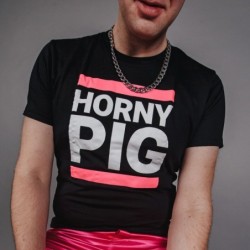 T-shirt Sk8erboy Horny Pig